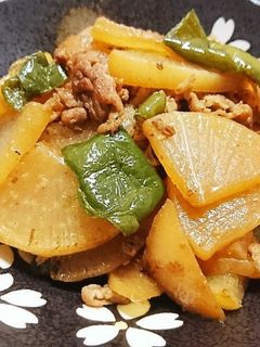 豚肉と大根の中華風炒め-レシピのメイン写真