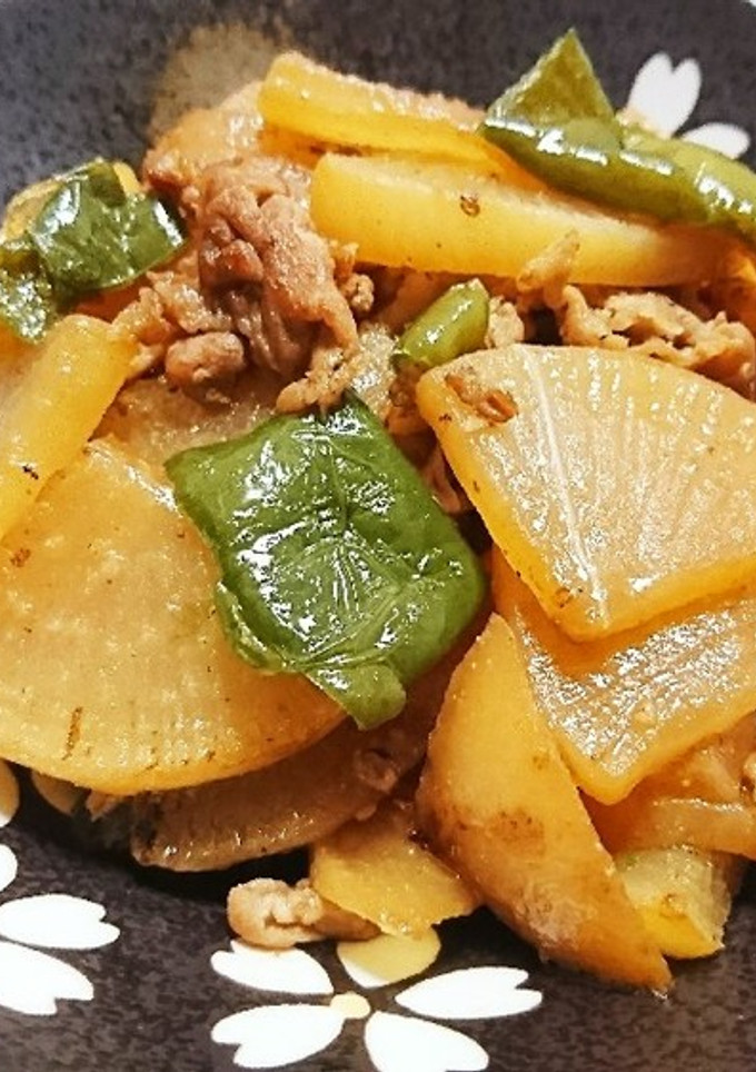 豚肉と大根の中華風炒め-レシピのメイン写真