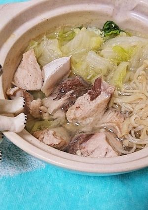 激簡単(;＞_＜;)白菜の水炊き-レシピのメイン写真