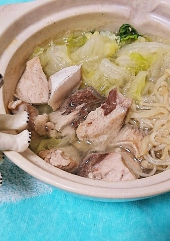 激簡単(;＞_＜;)白菜の水炊き-レシピのメイン写真