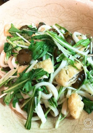 お漬物で汁無しうどん〜しば漬けver.〜-レシピのメイン写真