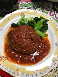 煮込みハンバーグ-レシピのメイン写真