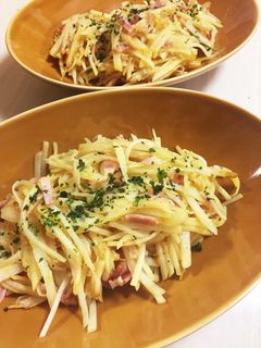 新ジャガとベーコンのカレー炒め-レシピのメイン写真