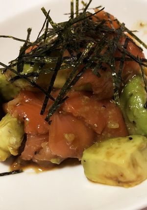 スモークサーモンとアボカドの和風和え-レシピのメイン写真