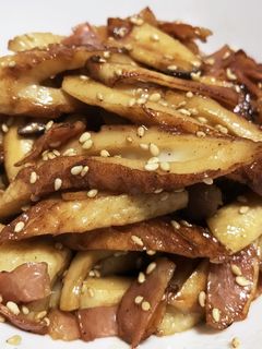 エリンギとベーコンと竹輪のバター醤油炒め-レシピのメイン写真