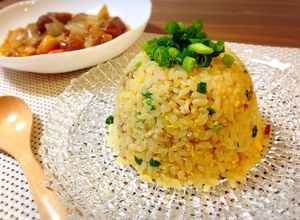 炊飯器で簡単パラパラ☆焼豚チャーハン-レシピのメイン写真
