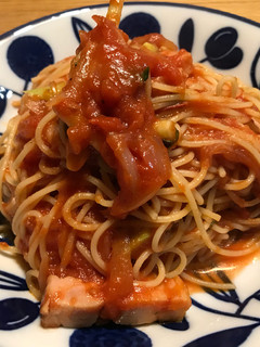簡単!ベーコン♡トマトソースパスタ-レシピのメイン写真