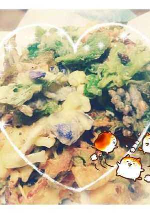 マクロビ☆春の味☆藤の花の天ぷら-レシピのメイン写真