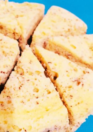 レンジで簡単☆甜茶スフレチーズケーキ-レシピのメイン写真