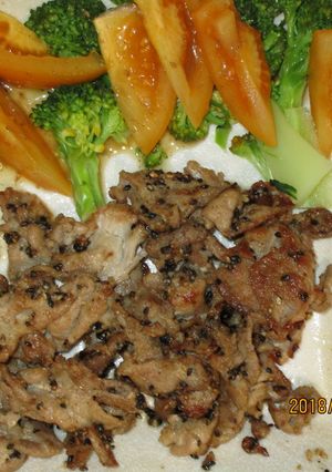豚肉のごま焼き！簡単なのに絶品のおかず！-レシピのメイン写真