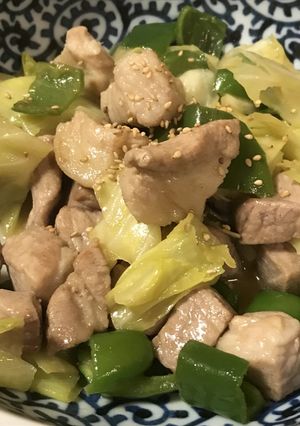 豚肉のサイコロ炒め☆しょう油バター風味-レシピのメイン写真