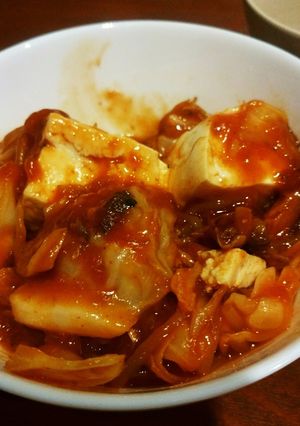 サバ味噌缶で麻婆豆腐-レシピのメイン写真