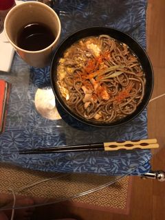 親子そば-レシピのメイン写真
