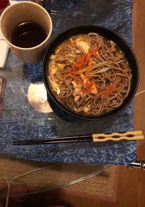 親子そば-レシピのメイン写真