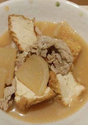 厚揚げの煮物-レシピのメイン写真