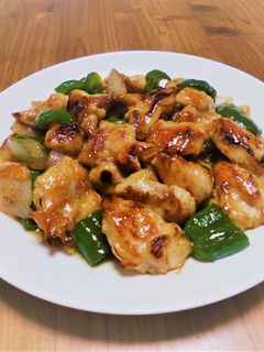簡単!鶏むね肉の生姜焼き風炒め-レシピのメイン写真