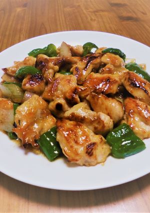 簡単！鶏むね肉の生姜焼き風炒め-レシピのメイン写真