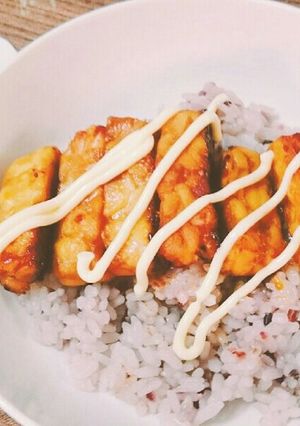 テリヤキテンぺ丼♪-レシピのメイン写真