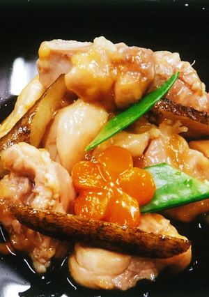鶏肉の治部煮-レシピのメイン写真