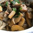筍と豚肉と舞茸のオイスターソース炒め