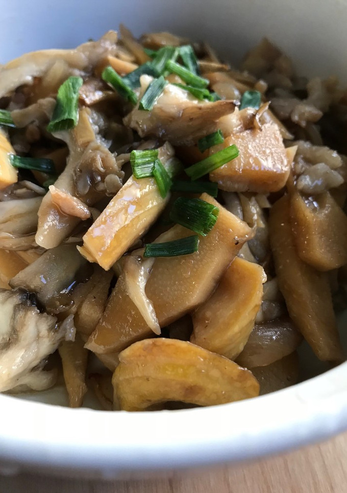 筍と豚肉と舞茸のオイスターソース炒め-レシピのメイン写真