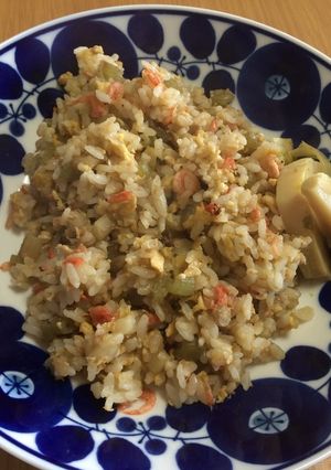 ふきチャーハン-レシピのメイン写真