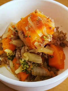 簡単!肉かぼちゃ ●離乳食後期〜完了期●-レシピのメイン写真