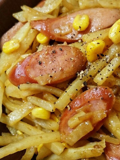 ジャガイモとウインナーのカレースティック-レシピのメイン写真