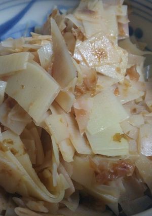 たけのこ姫皮の梅肉おかか合え-レシピのメイン写真