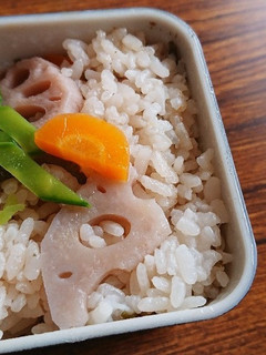 れんこんの簡単炊き込みご飯-レシピのメイン写真