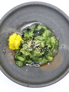 春わかめと胡瓜の酢の物-レシピのメイン写真