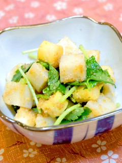 かまぼことたけのこの胡麻ポンサラダ-レシピのメイン写真