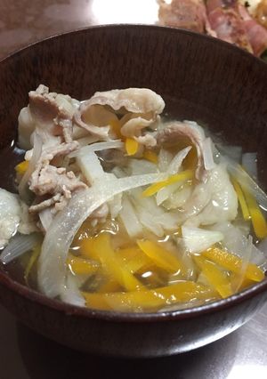 和と洋のコラボ！時短スープ-レシピのメイン写真