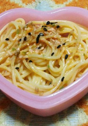 ゆずぽん振りかけのサラダスパゲッティー。-レシピのメイン写真