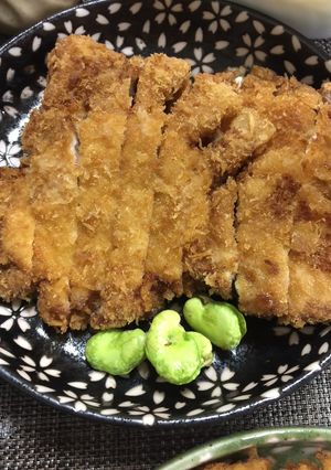 簡単・サックリ揚げるトンカツと牡蠣フライ-レシピのメイン写真