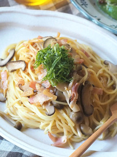 なめたけで!簡単和風きのこパスタ♡-レシピのメイン写真
