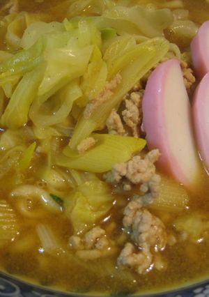 お鍋一つでひき肉カレーうどん-レシピのメイン写真