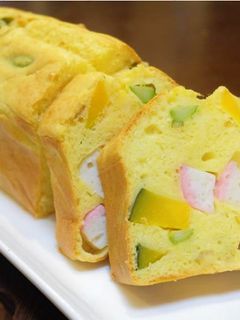 かまぼこと春野菜のケークサレ-レシピのメイン写真