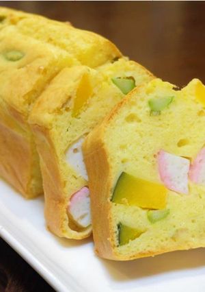かまぼこと春野菜のケークサレ-レシピのメイン写真