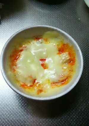 簡単すぎ！キムチとチーズ-レシピのメイン写真