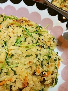 節約!もやしと豆苗の味噌バター和風炒飯-レシピのメイン写真