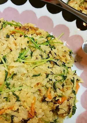 節約!もやしと豆苗の味噌バター和風炒飯-レシピのメイン写真