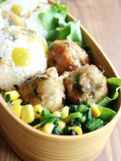 お弁当に☺️大葉と塩昆布の豚こまボール-レシピのメイン写真