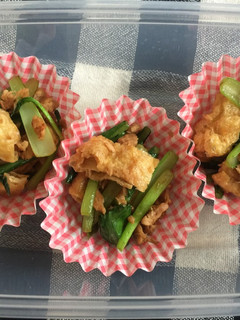 シーチキンと小松菜と油揚げの炒めもの-レシピのメイン写真