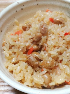 豆まきで余った炒り豆の炊き込みご飯-レシピのメイン写真