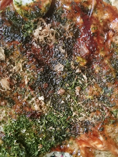 よもぎ、タンポポの葉タップリのお好み焼き-レシピのメイン写真