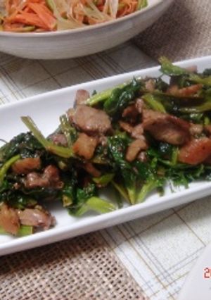 ＊青菜と鶏肉のスパイシー炒め＊-レシピのメイン写真