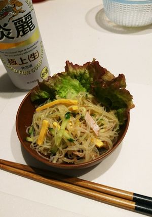 我が家のチーズ入り春雨サラダ-レシピのメイン写真