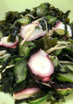 ワカメの酢の物-レシピのメイン写真