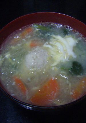 肉団子と春雨のスープ-レシピのメイン写真